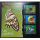 FLORES GUINEA HOJA BLOQUE ESPECIAL NUEVA MINT MARIPOSAS